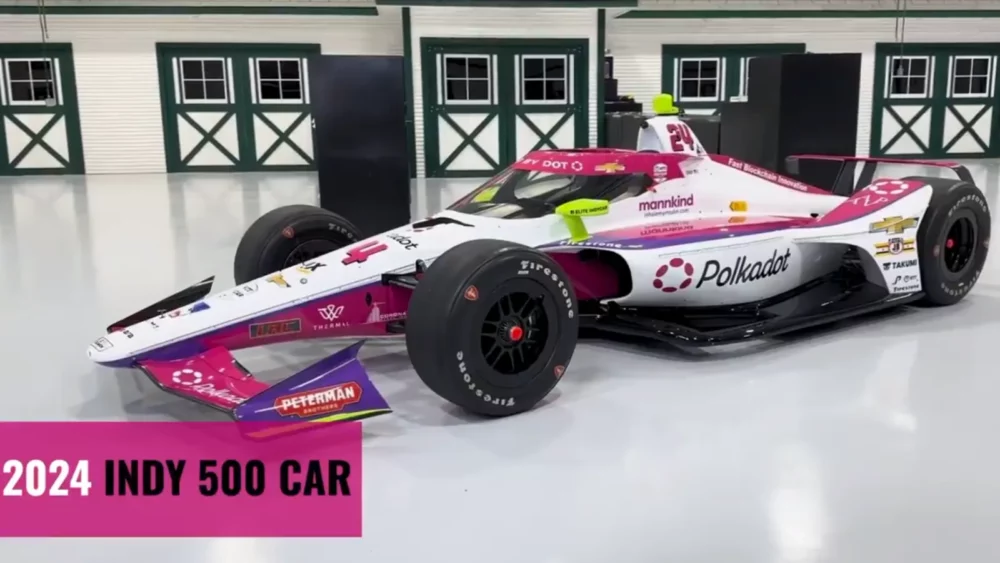 Polkadot rast mit einem Auto mit Krypto-Logo ins Indianapolis 500 – Entschlüsseln