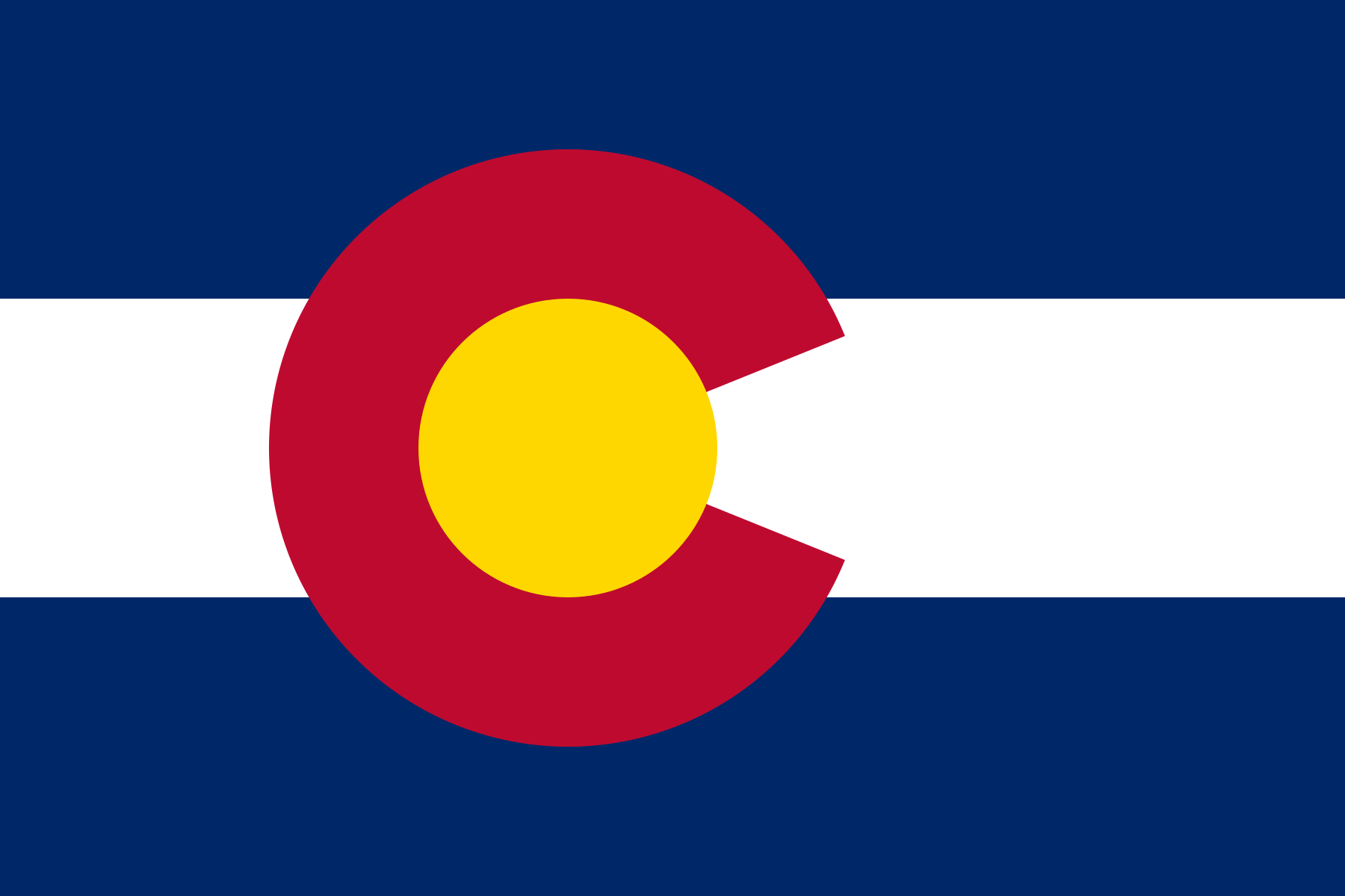Bestand: Vlag van Colorado.svg - Wikipedia
