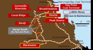 Verkoop van BMA Coal Assets in Queensland voltooid