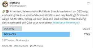 Slothana Meme Presale نے سولانا نیٹ ورک کی بھیڑ کے درمیان 10 ہفتوں میں $2 ملین سے زیادہ اکٹھا کیا