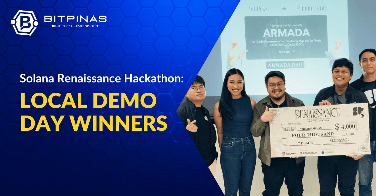 Solana Renaissance Hackathon PH: Local Demo Day Winners | BitPinas demo day PlatoBlockchain Data Intelligence. Vertical Search. Ai.