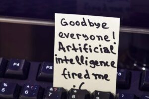 Teknologiske titaner samles for at beslutte, hvilke job AI kan skære først