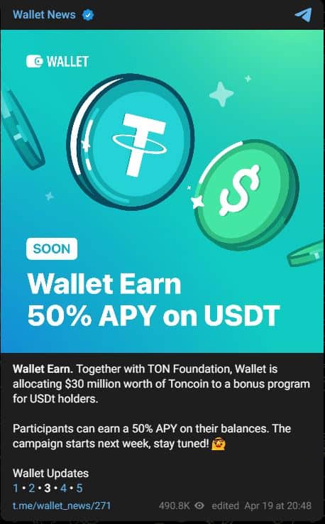 Fotografie pentru articol - Tether lansează USDT pe TON Blockchain de la Telegram; Extinde acoperirea globală