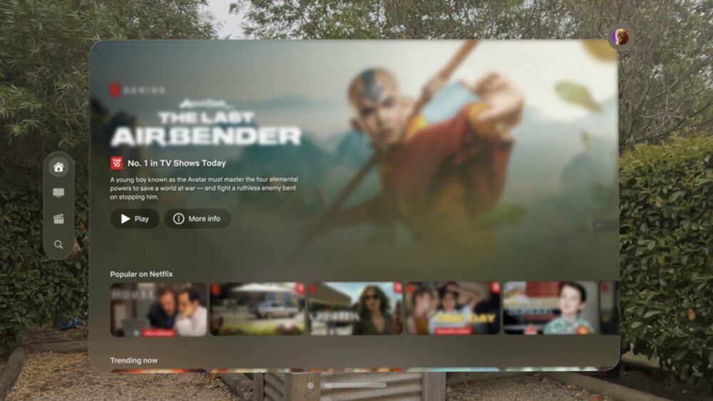 Denne Vision Pro-appen gjør det Netflix ikke ville, med 4K-streaming og Dolby Atmos