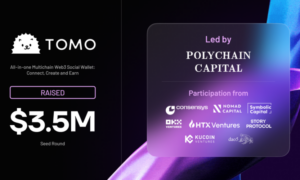 Tomo 筹集了由 Polychain Capital 领投的 3.5 万美元种子资金，并宣布推出 Tomoji Launchpad 和 TomoID 以改进社交钱包体验