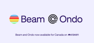 カナダでビーム (BEAM) とオンド (ONDO) の取引が開始