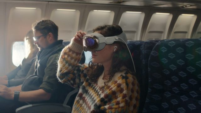 Vision Pro بهترین تجربه فیلمی است که می توانید در هواپیما داشته باشید. جستجوی عمودی Ai.