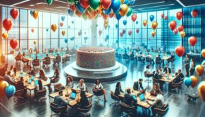 Bank Hackathon-strategi: Ballonger, kake og en pressemelding ("BCPr")