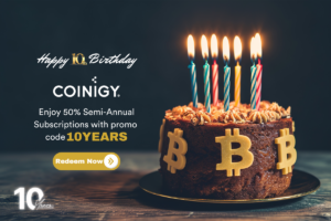 Coinigy celebra un decennio di innovazione nel settore delle criptovalute