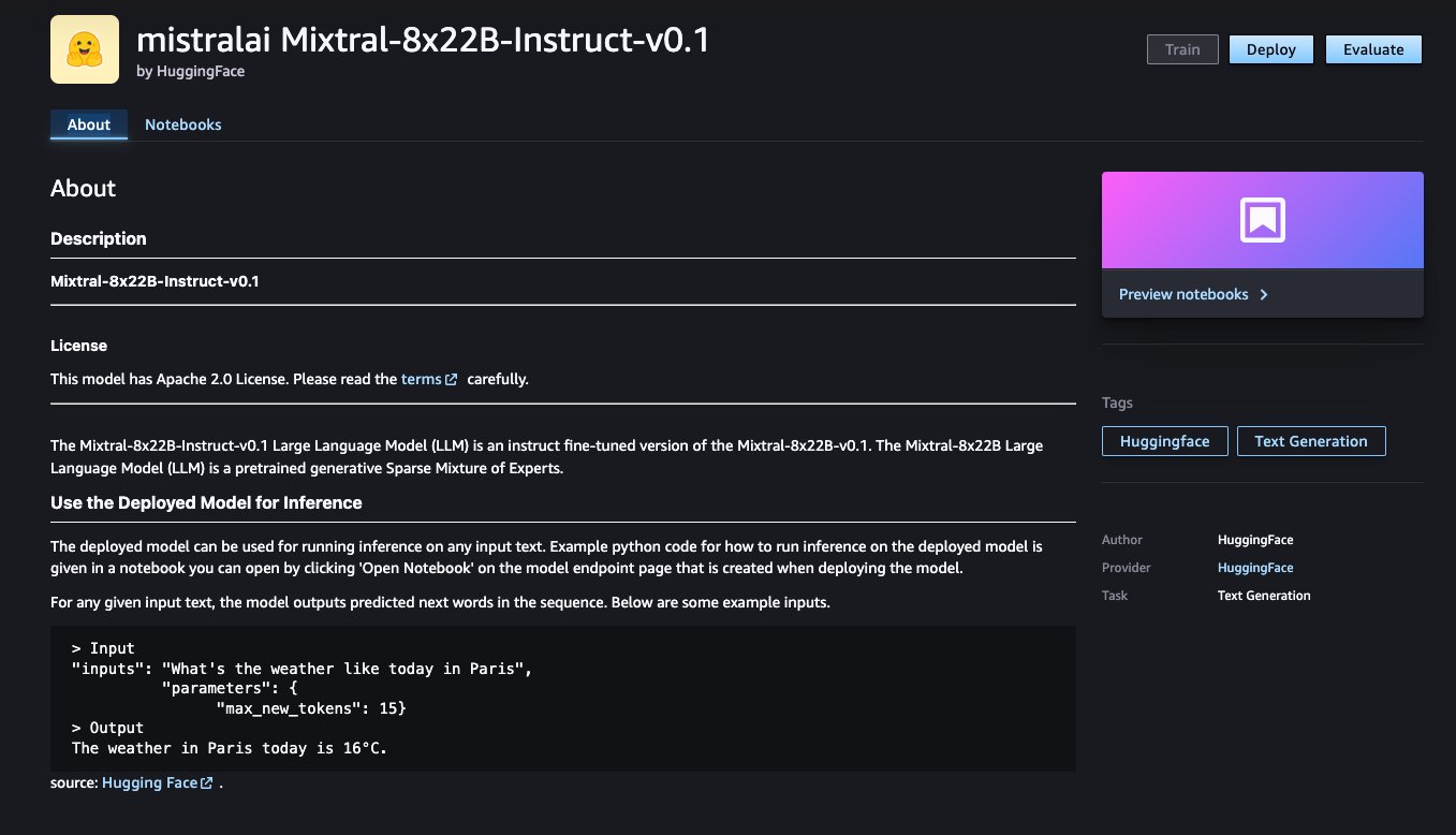 Mixtral 8x22B is now available in Amazon SageMaker JumpStart | Amazon Web Services refining PlatoBlockchain Data Intelligence. Vertical Search. Ai.