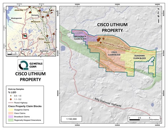 Cannot view this image? Visit: https://platoblockchain.com/wp-content/uploads/2024/05/q2-metals-announces-completion-of-drill-core-re-evaluation-for-the-cisco-lithium-property-james-bay-territory-quebec-canada-4.jpg