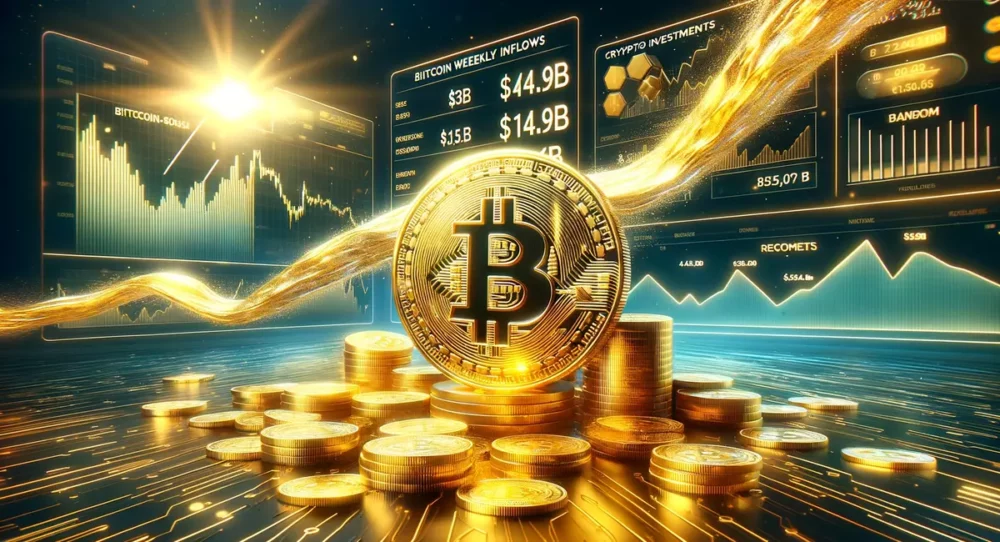 Bitcoin's Weekly Inflows Top $1B as Crypto Investments Reach Record $14.9B YTD - Investor Bites