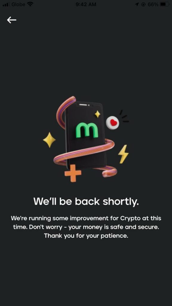 Photo for the Article - [Offline Again?] Maya's Crypto App Briefly Back Online After Prolonged Downtime | Key Points | June 27, 2024