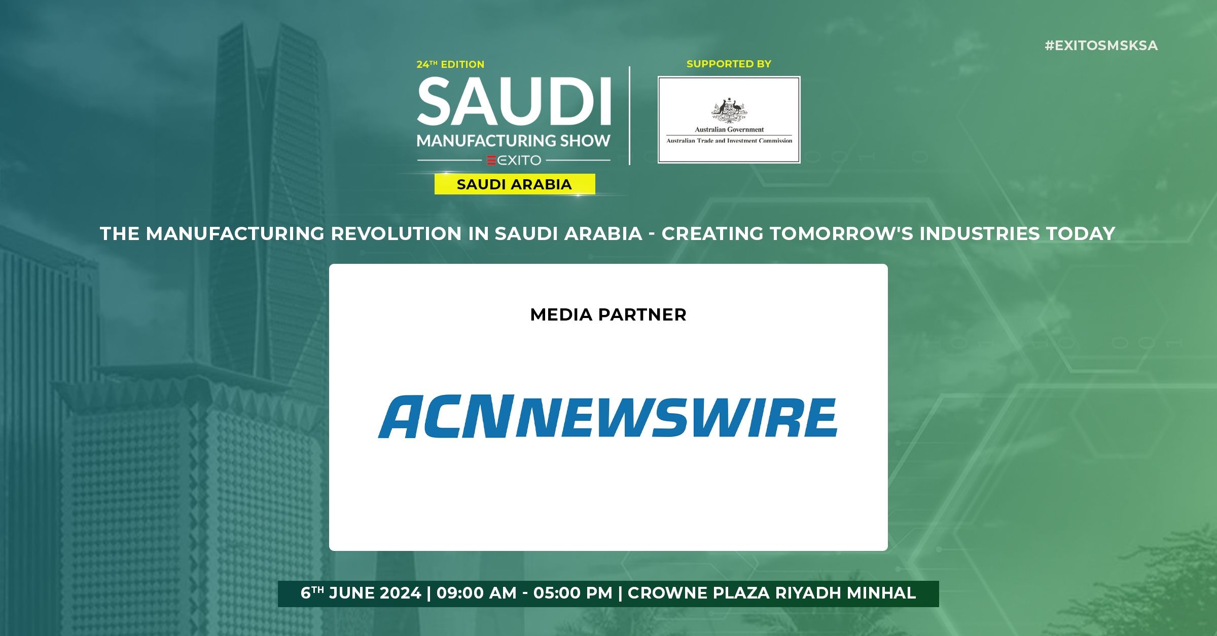 Saudi Manufacturing Show Returns for its 24th Edition, Showcasing Innovation and Growth in the Region procurement PlatoBlockchain Data Intelligence. Vertical Search. Ai.