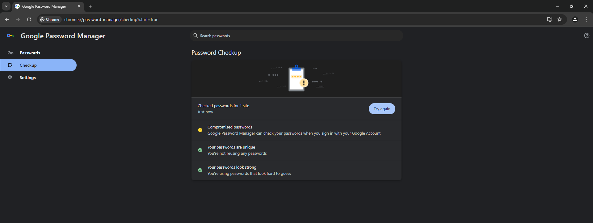 Google Password Manager in Chrome